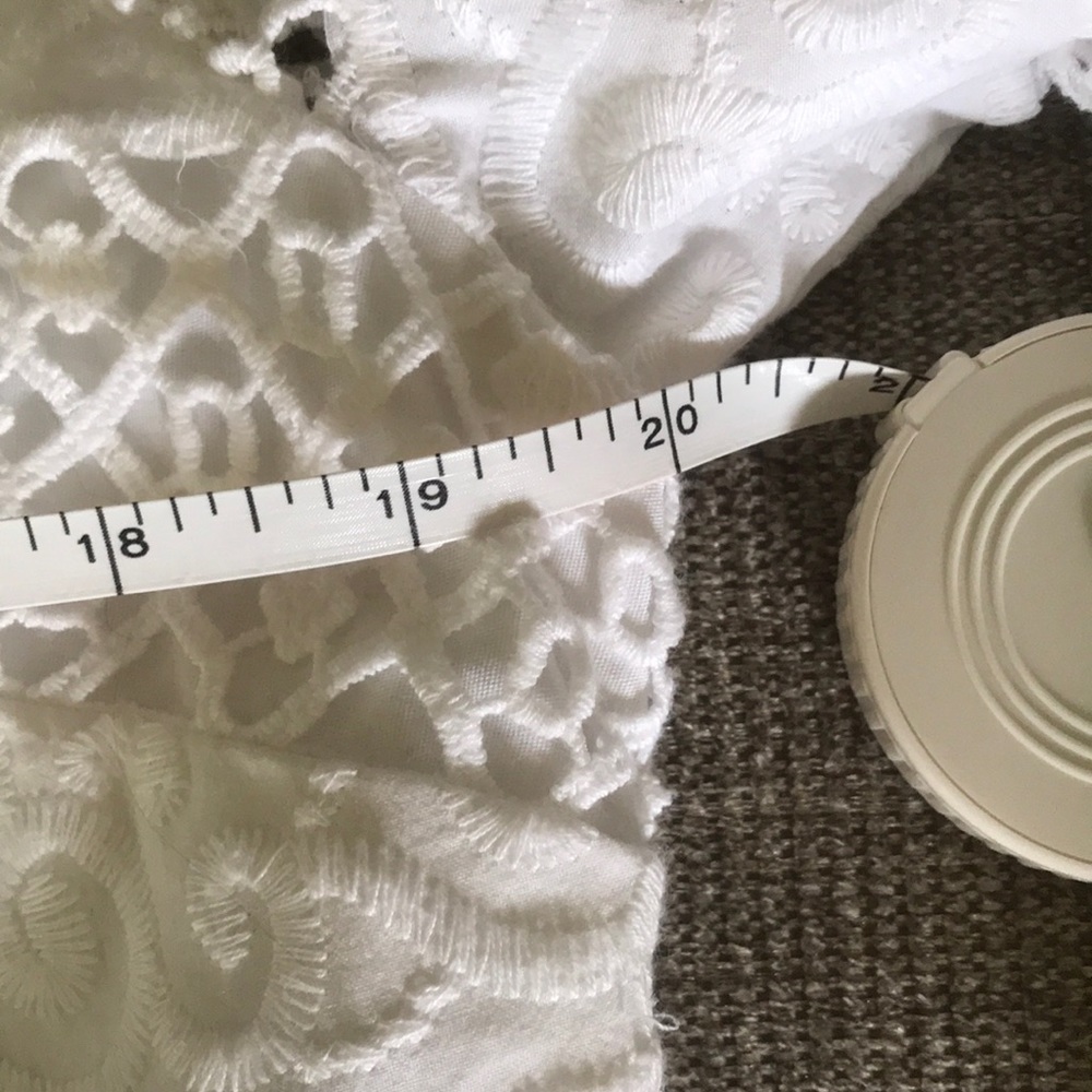 White Textured Loft Dress New with Tags - Picture 5 of 5